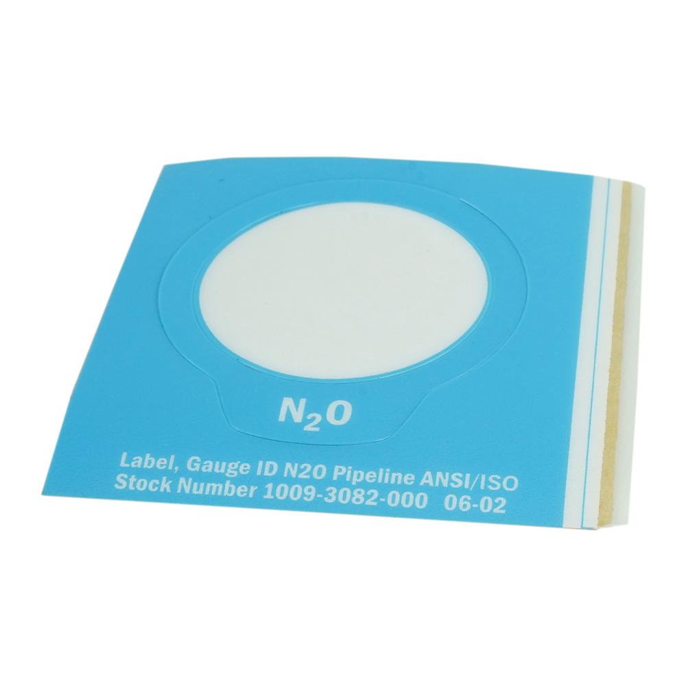 LBL GA ID BLU/WHT N2O PLINE ANSI/ISO LBL GA ID BLU/WHT N2O PLINE ANSI/ISO