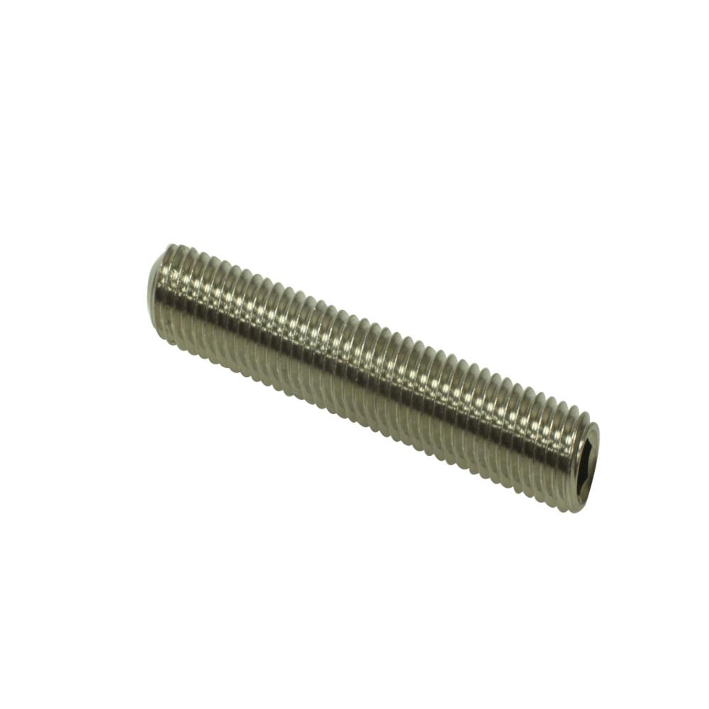 SET DE TORNILLOS M6X40 CON PUNTA PLANA DE ACERO INOXIDABLE A2, Maquinado SET DE TORNILLOS M6X40 CON PUNTA PLANA DE ACERO INOXIDABLE A2, Maquinado