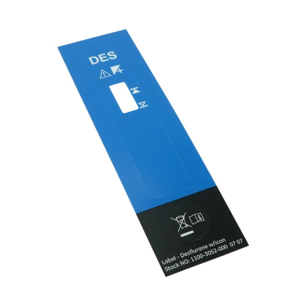 AUTOADHESIVO, LBL DESFLURANE W/ICON AUTOADHESIVO, LBL DESFLURANE W/ICON
