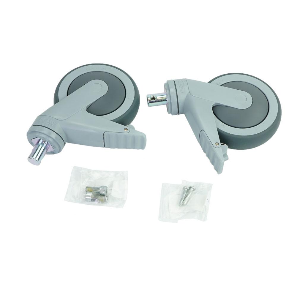 KIT DE RUEDAS, 4W GIRATORIAS, NO COND, CARRITO MODULAR MAC KIT DE RUEDAS, 4W GIRATORIAS, NO COND, CARRITO MODULAR MAC