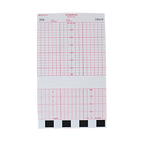 Papel gráfico fetal GE, escala de 30-240 lpm, paquete de 40 por caja (160 hojas/PQT) Papel gráfico fetal GE, escala de 30-240 lpm, paquete de 40 por caja (160 hojas/PQT)