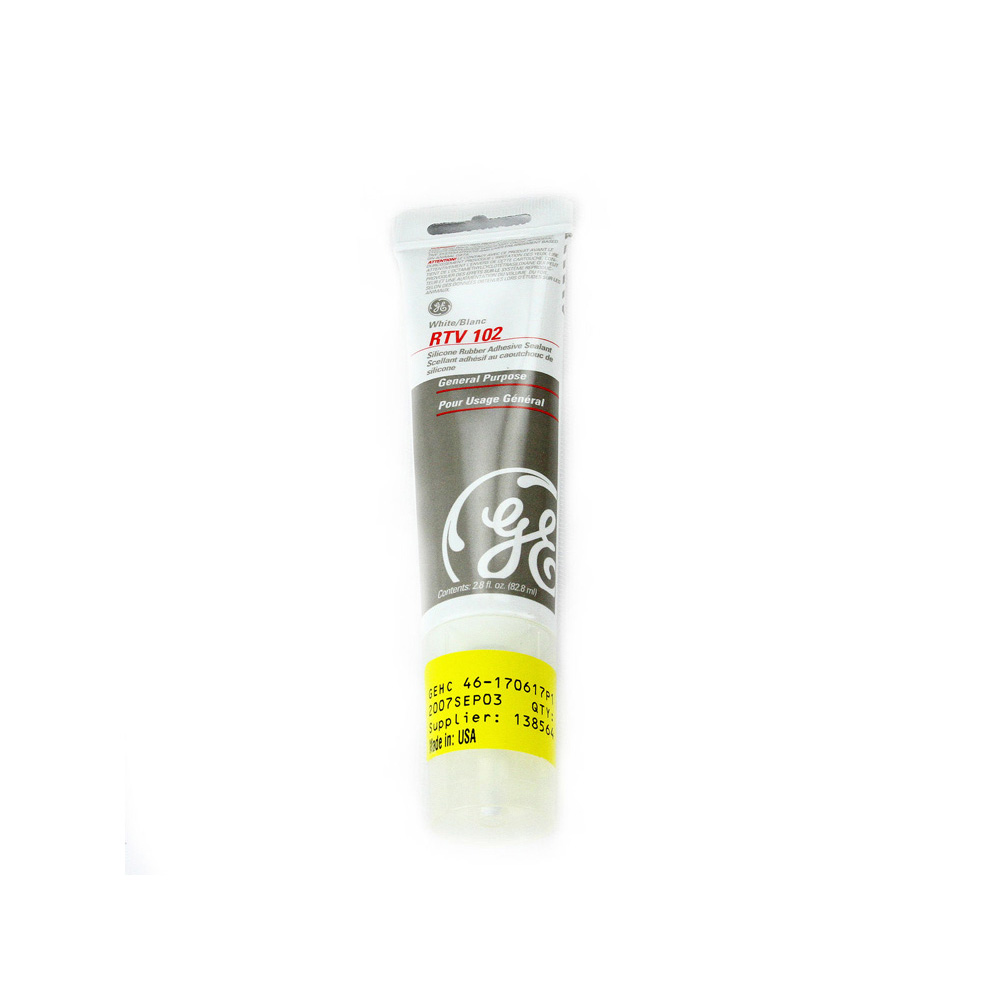 RTV Silicon Rubber Adhesive Sealant. White, 2.8 oz RTV Silicon Rubber Adhesive Sealant. White, 2.8 oz