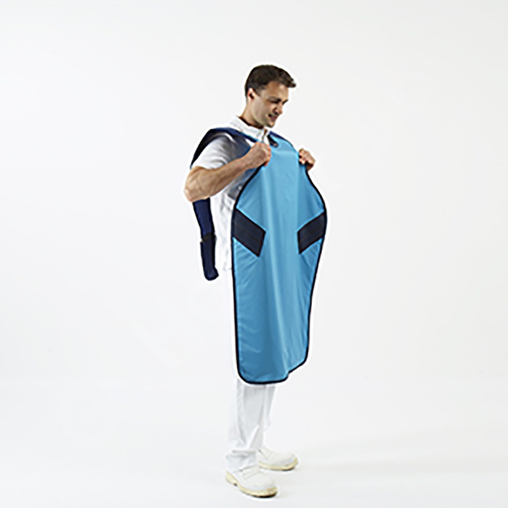 MAVIG Front Apron, model RA650 Ergonomic, lead eq 0.5-0.25 mm, size X large, color Ocean MAVIG Front Apron, model RA650 Ergonomic, lead eq 0.5-0.25 mm, size X large, color Ocean